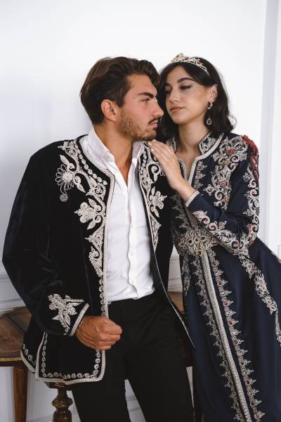 Shooting photo en intérieur pour une marque de tenues de mariage