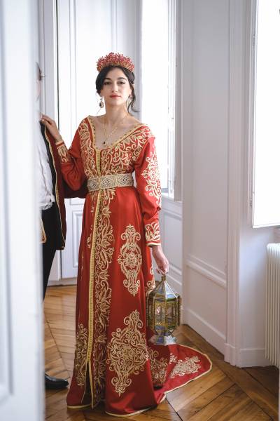 Shooting photo en intérieur pour une marque de tenues de mariage