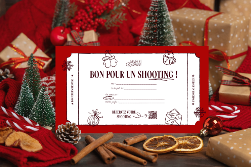 Bon cadeau de Noël pour un shooting photo à Lyon avec un photographe professionnel